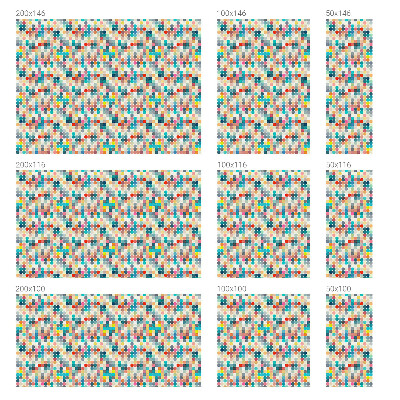 Zatmavovací fólie na okna Barevné čtverce