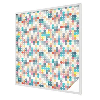 Zatmavovací fólie na okna Barevné čtverce