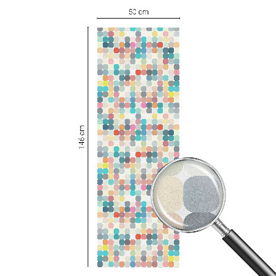 Zatmavovací fólie na okna Barevné čtverce