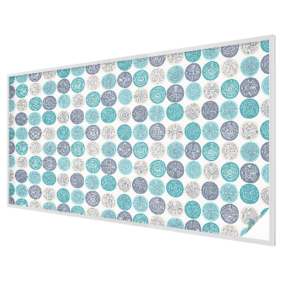 Samolepicí fólie na okna vitráž Geometrické kruhy