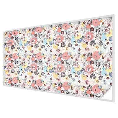 Zatmavovací fólie na okna Barevný květ