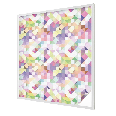 Dekorativní mléčná fólie na sklo Abstraktní mozaika