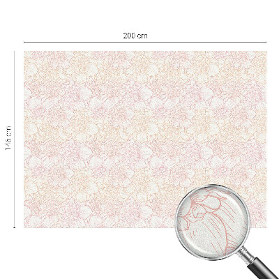 Samolepicí fólie na okna vitráž Květinová elegance