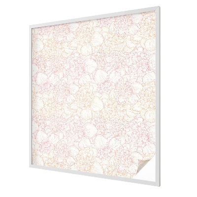 Samolepicí fólie na okna vitráž Květinová elegance