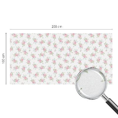 Samolepicí protisluneční fólie na okna Romantické růže