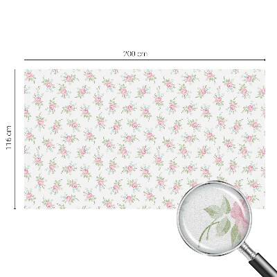 Samolepicí protisluneční fólie na okna Romantické růže