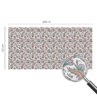 Samolepicí fólie na okna vitráž Květinová elegance