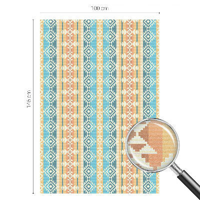 Dekorativní mléčná fólie na sklo Geometrické motivy