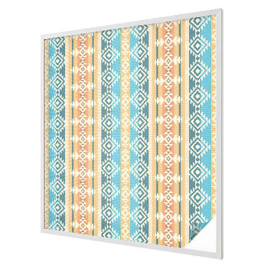 Dekorativní mléčná fólie na sklo Geometrické motivy