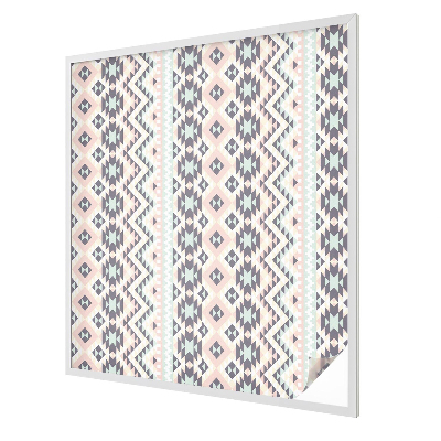 Samolepicí protisluneční fólie na okna Pastelová geometrie