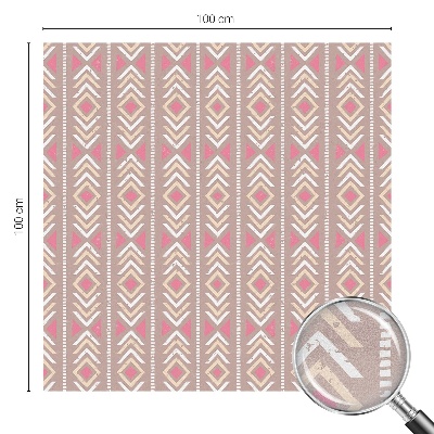 Zatmavovací fólie na okna Etnické kosočtverce