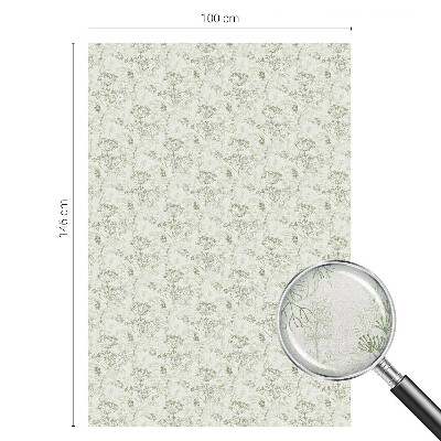 Samolepicí fólie na okna vitráž Botanický vzor