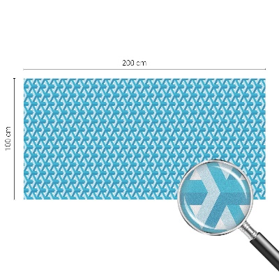 Dekorativní mléčná fólie na sklo Geometrické kostky
