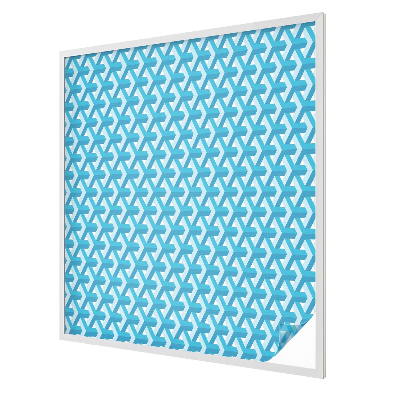 Dekorativní mléčná fólie na sklo Geometrické kostky