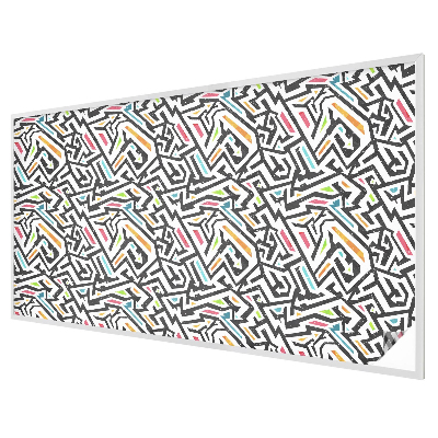 Samolepicí fólie na okna vitráž Abstraktní geometrie