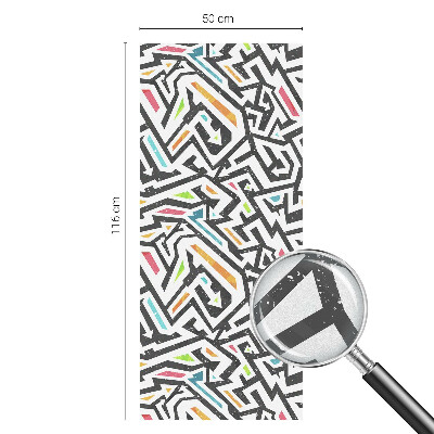 Samolepicí fólie na okna vitráž Abstraktní geometrie