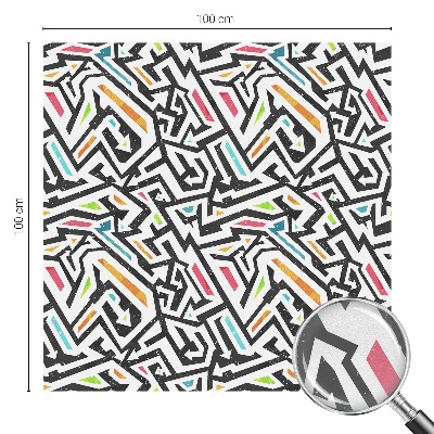 Samolepicí fólie na okna vitráž Abstraktní geometrie