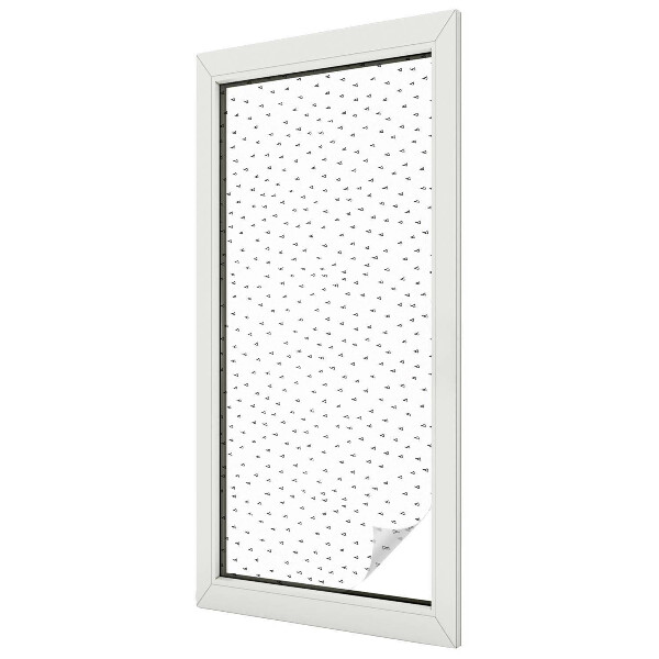 Zatmavovací fólie na okna Geometrické trojúhelníky