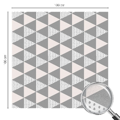 Samolepicí protisluneční fólie na okna Moderní geometrie
