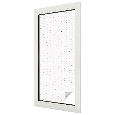 Dekorativní mléčná fólie na sklo Minimalistické tečky