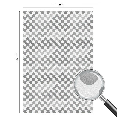 Samolepicí fólie na okna vitráž Geometrie vln