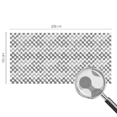 Samolepicí fólie na okna vitráž Geometrie vln