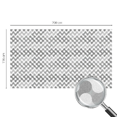 Samolepicí fólie na okna vitráž Geometrie vln