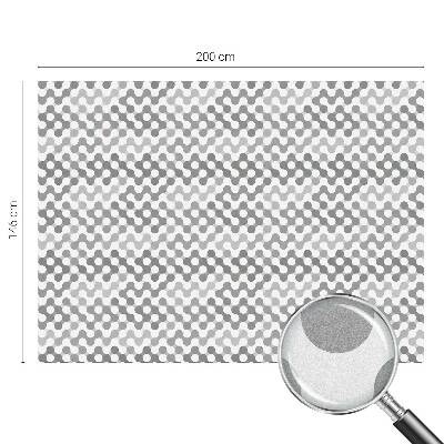 Samolepicí fólie na okna vitráž Geometrie vln