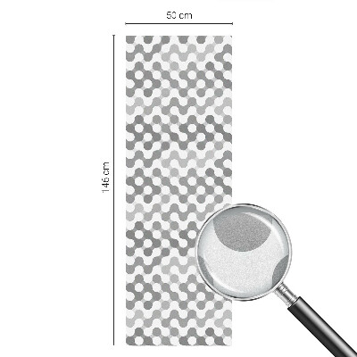 Samolepicí fólie na okna vitráž Geometrie vln