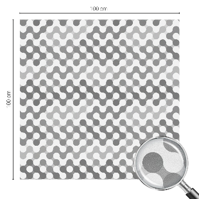Samolepicí fólie na okna vitráž Geometrie vln