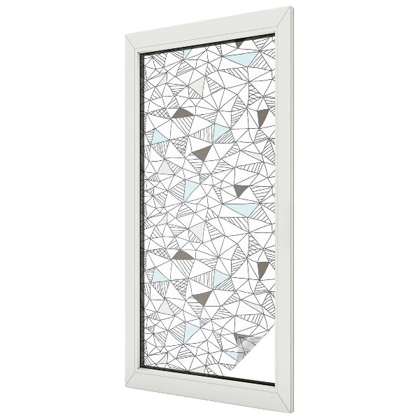 Zatmavovací fólie na okna Abstraktní tvary