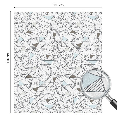 Zatmavovací fólie na okna Abstraktní tvary
