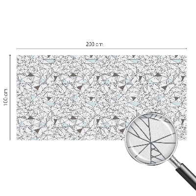 Zatmavovací fólie na okna Abstraktní tvary