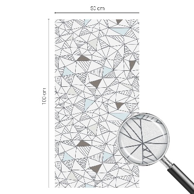 Zatmavovací fólie na okna Abstraktní tvary