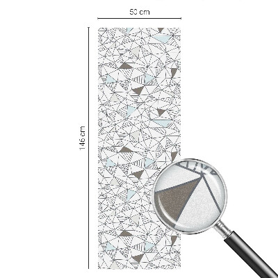 Zatmavovací fólie na okna Abstraktní tvary