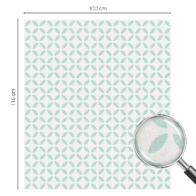 Dekorativní mléčná fólie na sklo Abstraktní tvary