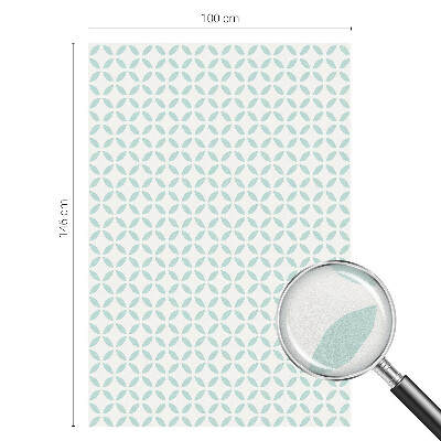 Dekorativní mléčná fólie na sklo Abstraktní tvary