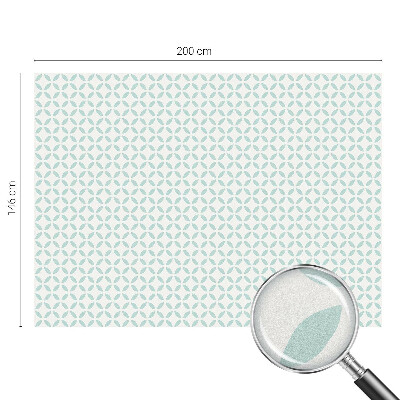 Dekorativní mléčná fólie na sklo Abstraktní tvary