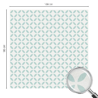 Dekorativní mléčná fólie na sklo Abstraktní tvary