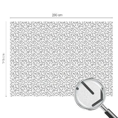 Samolepicí protisluneční fólie na okna Abstraktní klikaté čáry