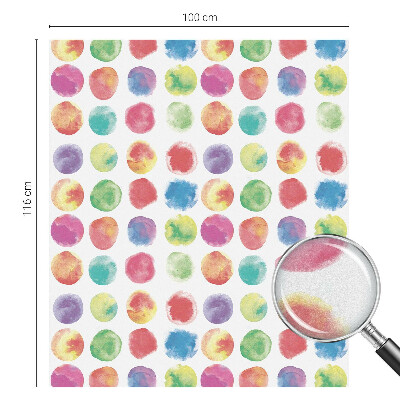 Zatmavovací fólie na okna Barevné kruhy