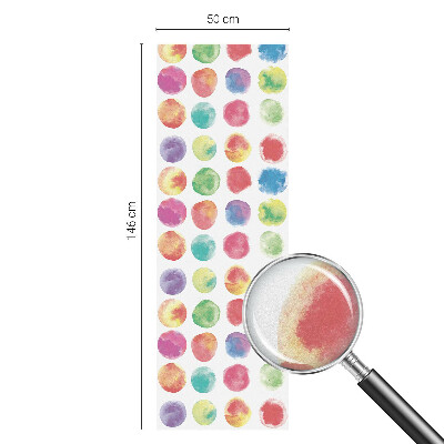 Zatmavovací fólie na okna Barevné kruhy