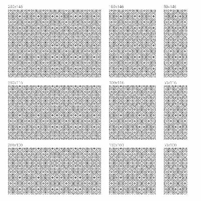 Samolepicí fólie na okna vitráž Kosočtvercová harmonie