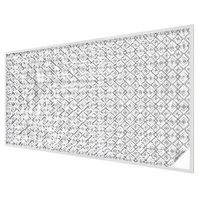 Samolepicí fólie na okna vitráž Kosočtvercová harmonie