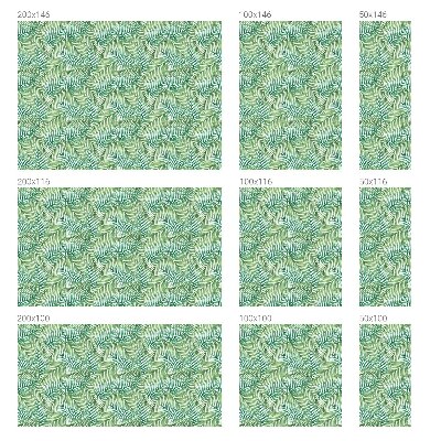 Zatmavovací fólie na okna Zelená kapradina