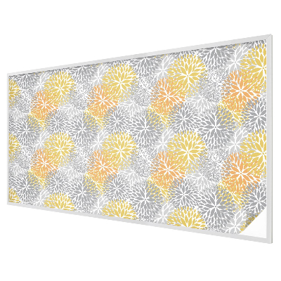 Samolepicí fólie na okna vitráž Barevné květiny