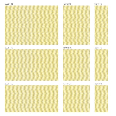 Samolepicí protisluneční fólie na okna Žluté klikaté čáry