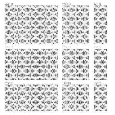 Dekorativní mléčná fólie na sklo Geometrické diamanty