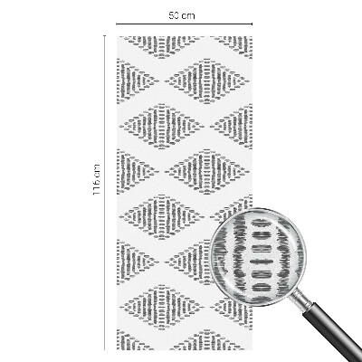 Dekorativní mléčná fólie na sklo Geometrické diamanty