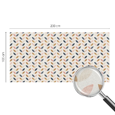 Zatmavovací fólie na okna Vzor listů